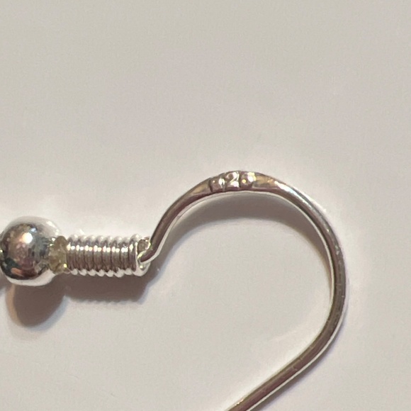 Elegantly Designed 3D Printed Earrings on Sterling Silver Hooks - Picture 3 of 5